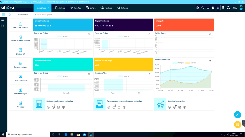 DashBoard Finanzas